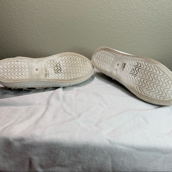 Bamboo Leopard Canvas Design Laceless Slip On Loafers - Size 7.5 - Picture 10 of 11